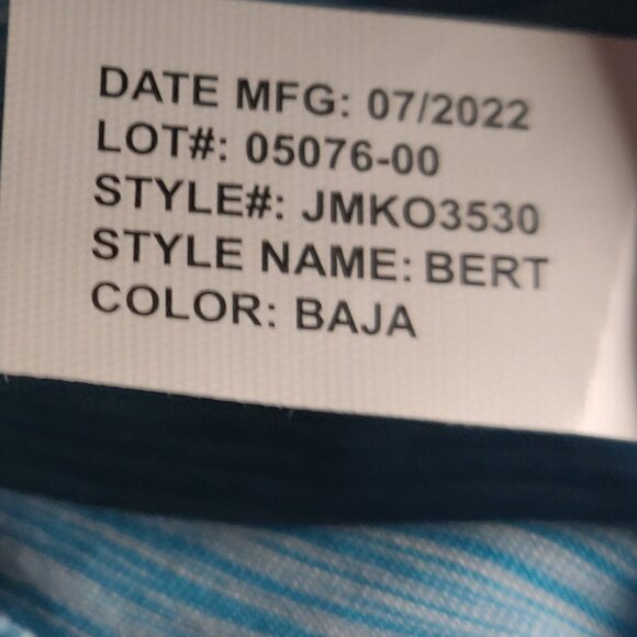 Johnnie-O Bert Golf 1/4 Zip Pullover In Baja NEW WITH TAGS SIZE SMALL - Picture 3 of 9